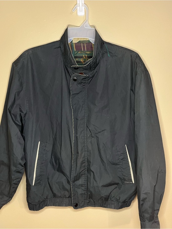 Members Only Other - Members Only Navy Lightweight Performance Jacket with White Trim